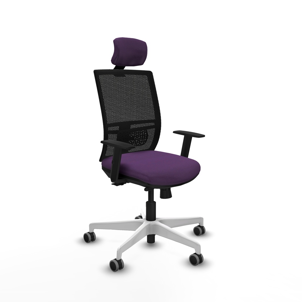 Yunquera traslack malla negra bali morado brazos 1D base blanca cabecero 1D ruedas 65mm engomadas