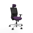 Yunquera traslack malla negra bali morado brazos 1D base blanca cabecero 1D ruedas 65mm nailon