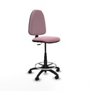Taburete Aýna CP bali rosa base poliamida ruedas nailon 50mm