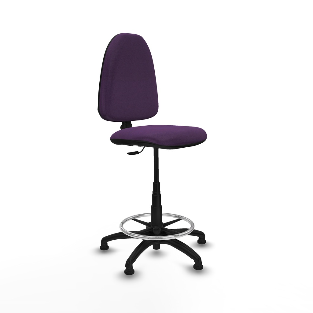 Taburete Aýna CP bali morado base poliamida topes