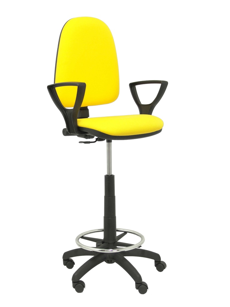 Taburete Aýna bali amarillo brazos fijos