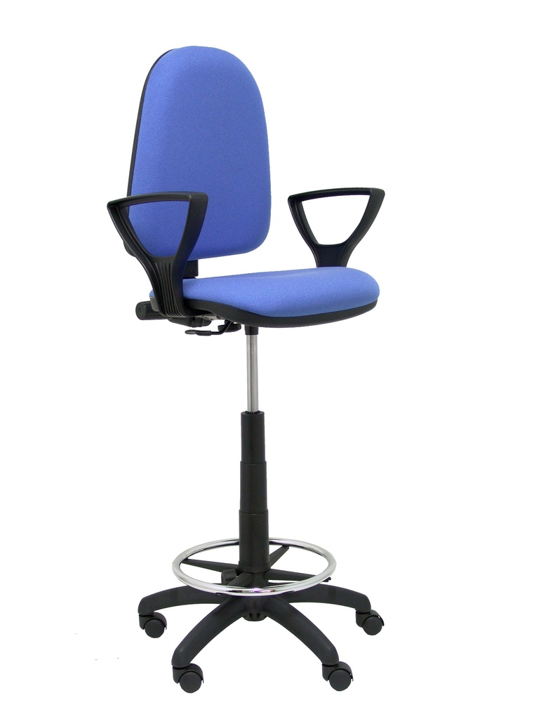 Taburete Aýna bali azul claro brazos fijos