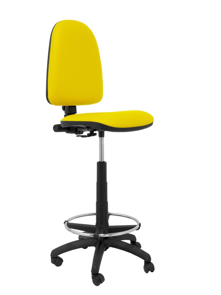 Taburete Aýna similpiel amarillo