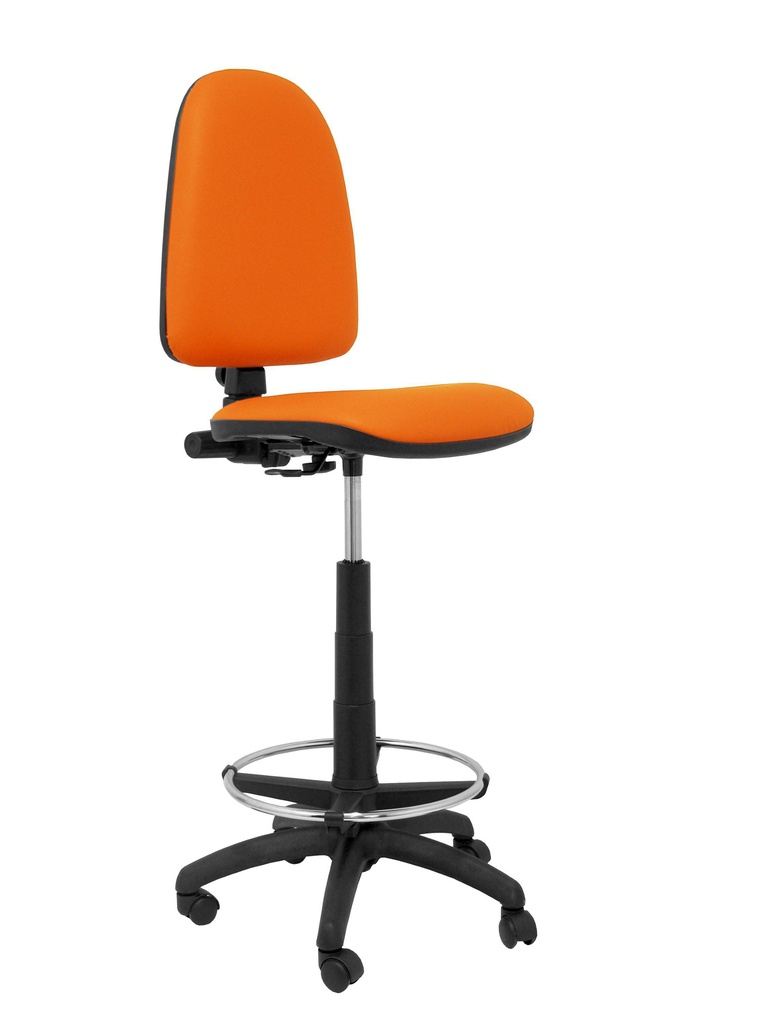 Taburete Aýna similpiel naranja