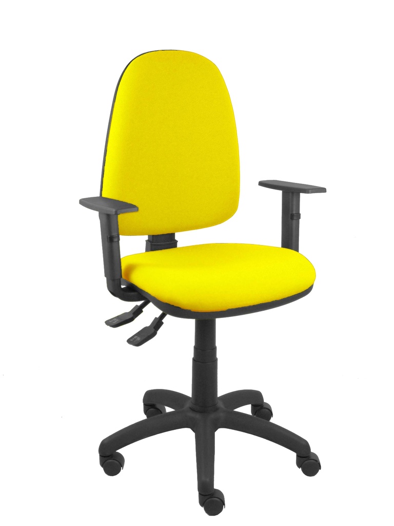 Silla Aýna S bali amarillo con brazos regulables