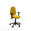 Aýna AS bali amarillo brazos 1D base poliamida ruedas autofrenantes 50mm