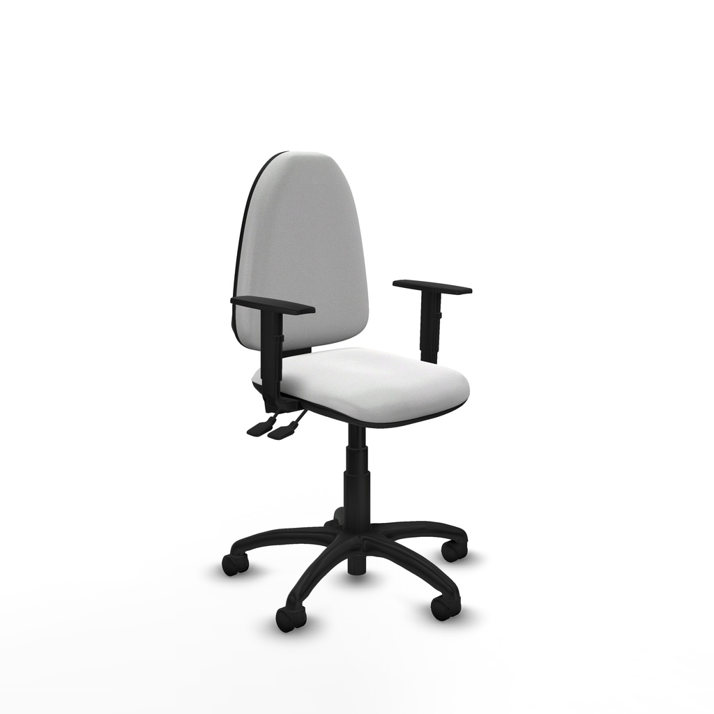 [04ASB10B1D01RN] Aýna AS bali blanco brazos 1D base poliamida ruedas nailon 50mm