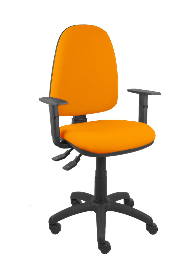 Silla Aýna S bali naranja con brazos regulables