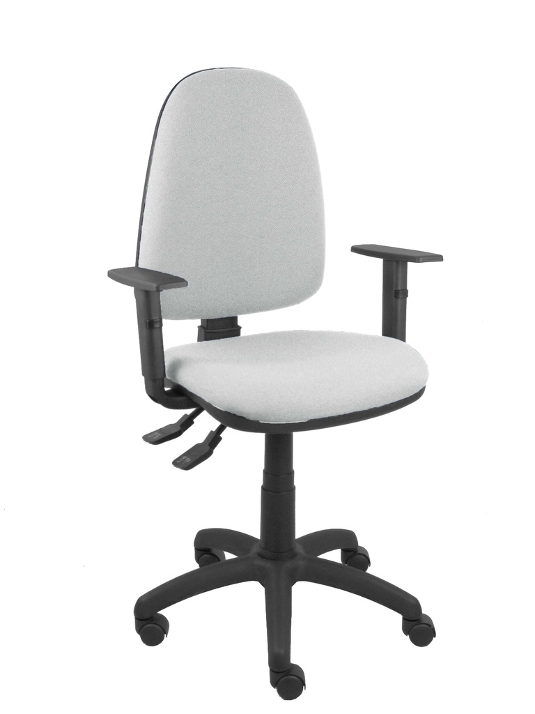 Silla Aýna S bali gris claro con brazos regulables