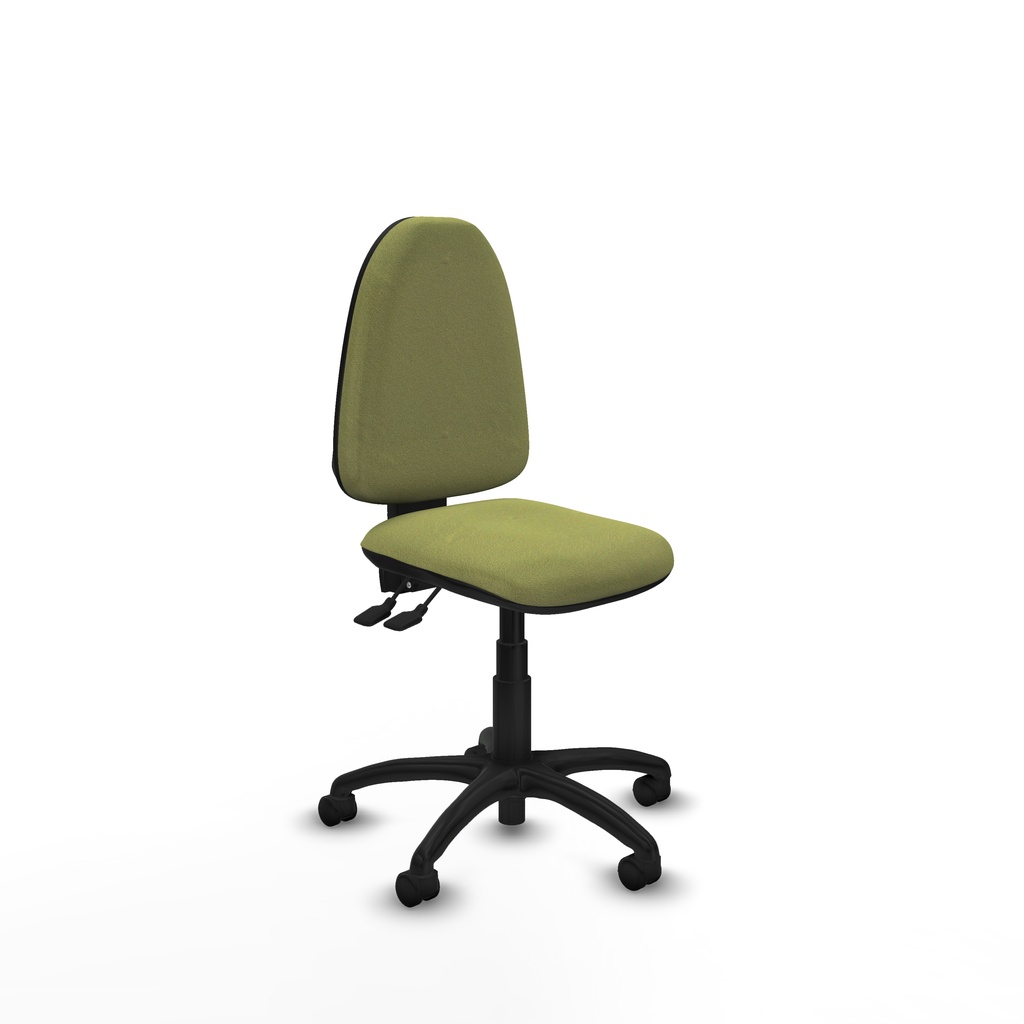 Aýna AS bali verde oliva sin brazos base poliamida ruedas nailon 50mm