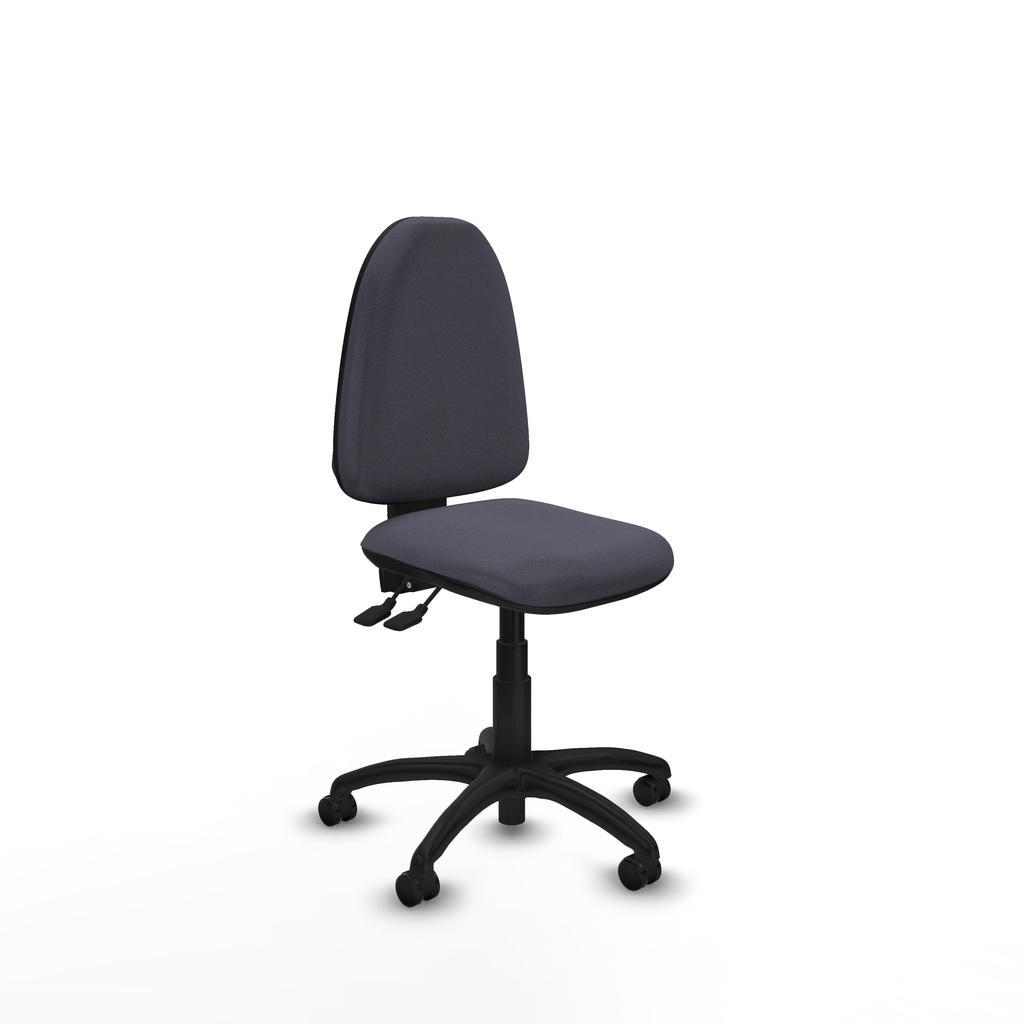Aýna AS bali gris oscuro sin brazos base poliamida ruedas autofrenantes 50mm