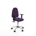 Aýna AS bali morado brazos 1D base cromada ruedas autofrenantes 50mm