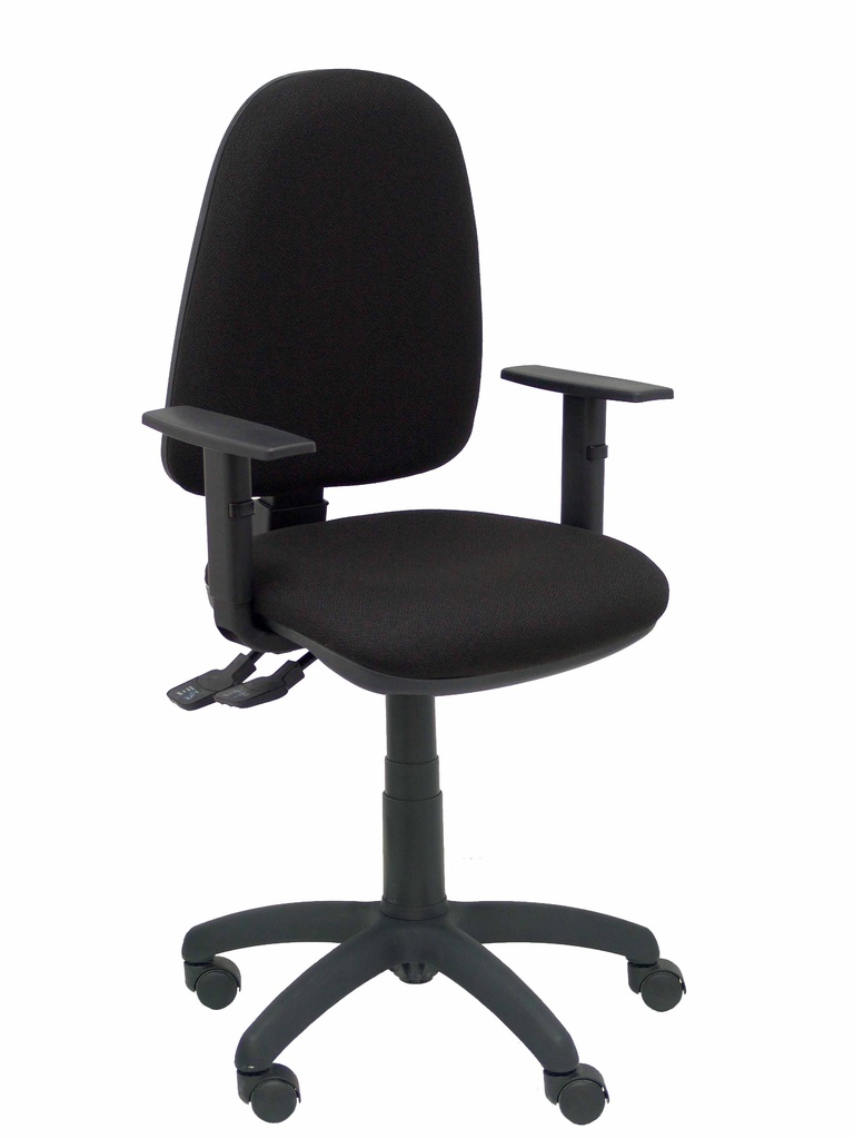 Silla Aýna S bali negro con brazos regulables