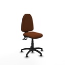 Aýna AS similpiel marrón sin brazos base poliamida topes