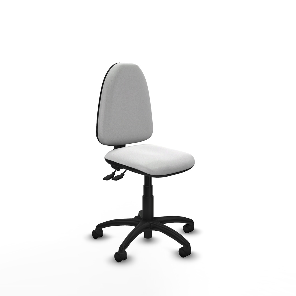Aýna CPDM bali blanco sin brazos base poliamida ruedas nailon 50mm