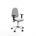 Aýna CPDM bali blanco brazos 1D base cromada ruedas autofrenantes 50mm