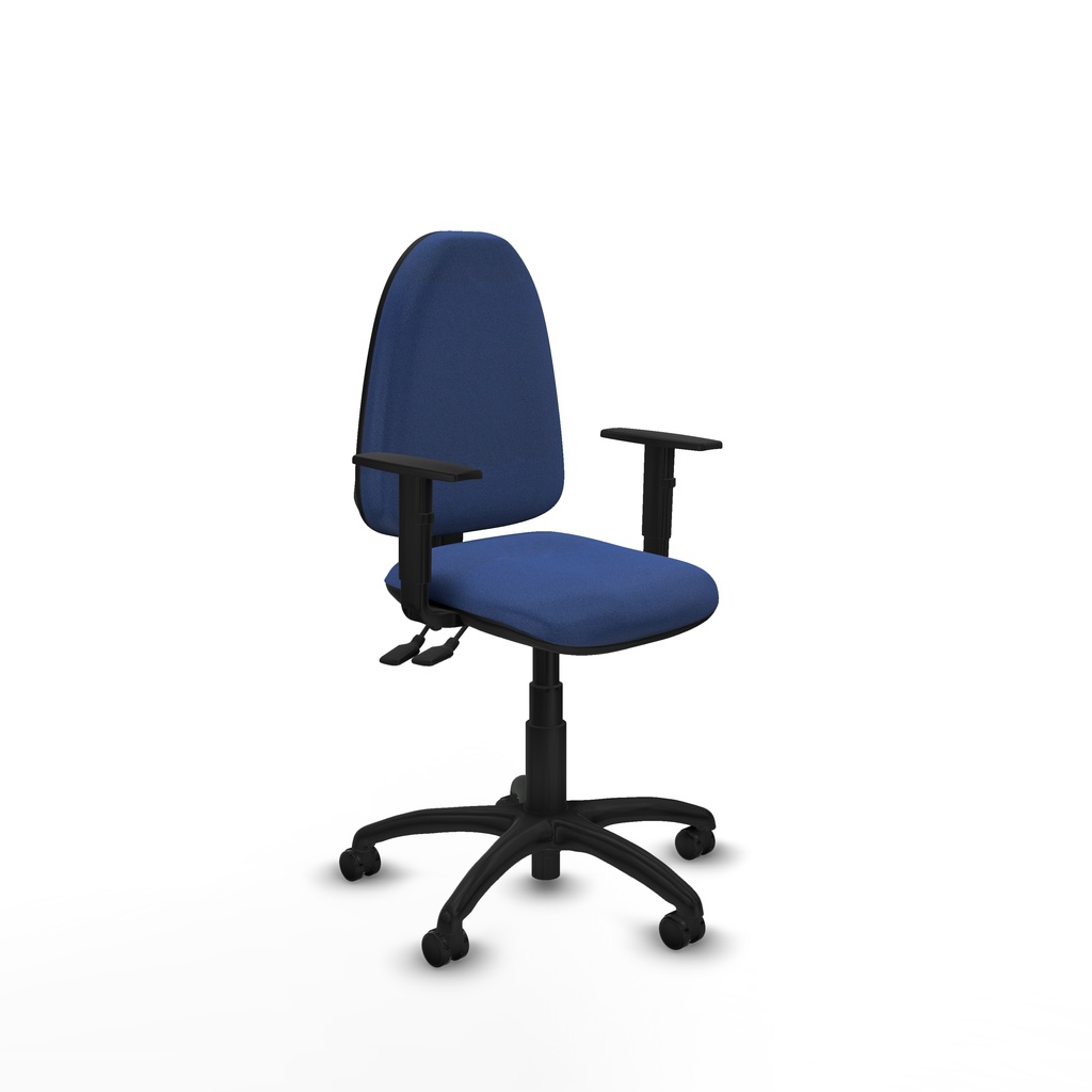 Aýna CPDM bali azul marino brazos 1D base poliamida ruedas autofrenantes 50mm