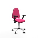 Aýna CPDM similpiel rosa brazos 2D base cromada topes