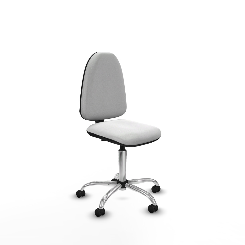Aýna CP bali blanco sin brazos base cromada ruedas engomadas 50mm