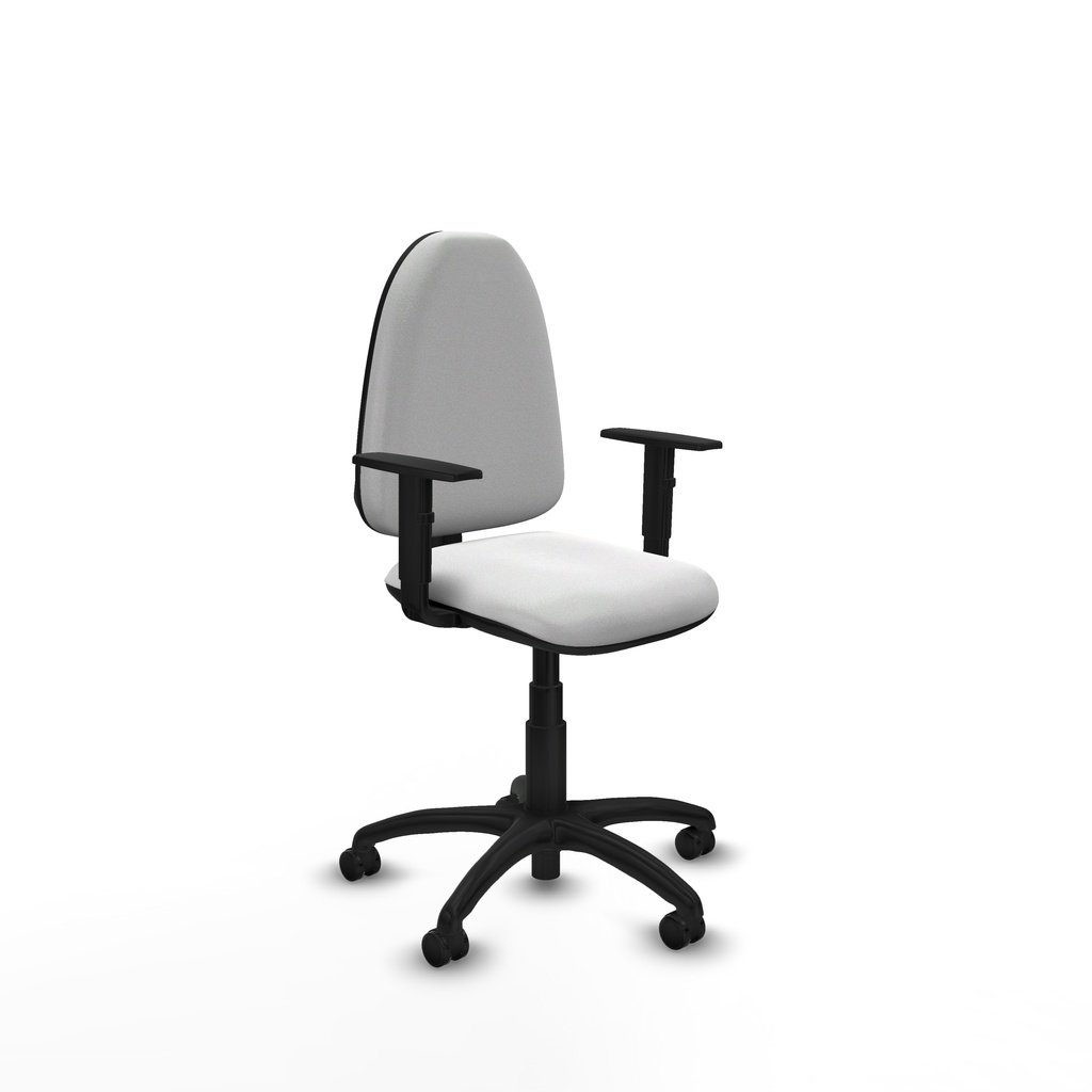 Aýna CP bali blanco brazos 1D base poliamida ruedas engomadas 50mm