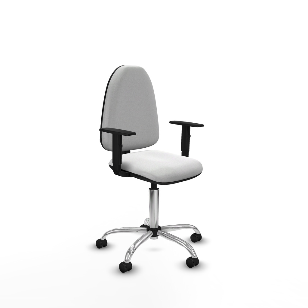 Aýna CP bali blanco brazos 1D base cromada ruedas autofrenantes 50mm