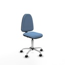Aýna CP bali azul cielo sin brazos base cromada ruedas nailon 50mm