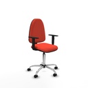 Aýna CP bali naranja oscuro brazos 1D base cromada ruedas engomadas 50mm