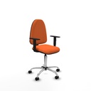 Aýna CP bali naranja brazos 1D base cromada ruedas nailon 50mm