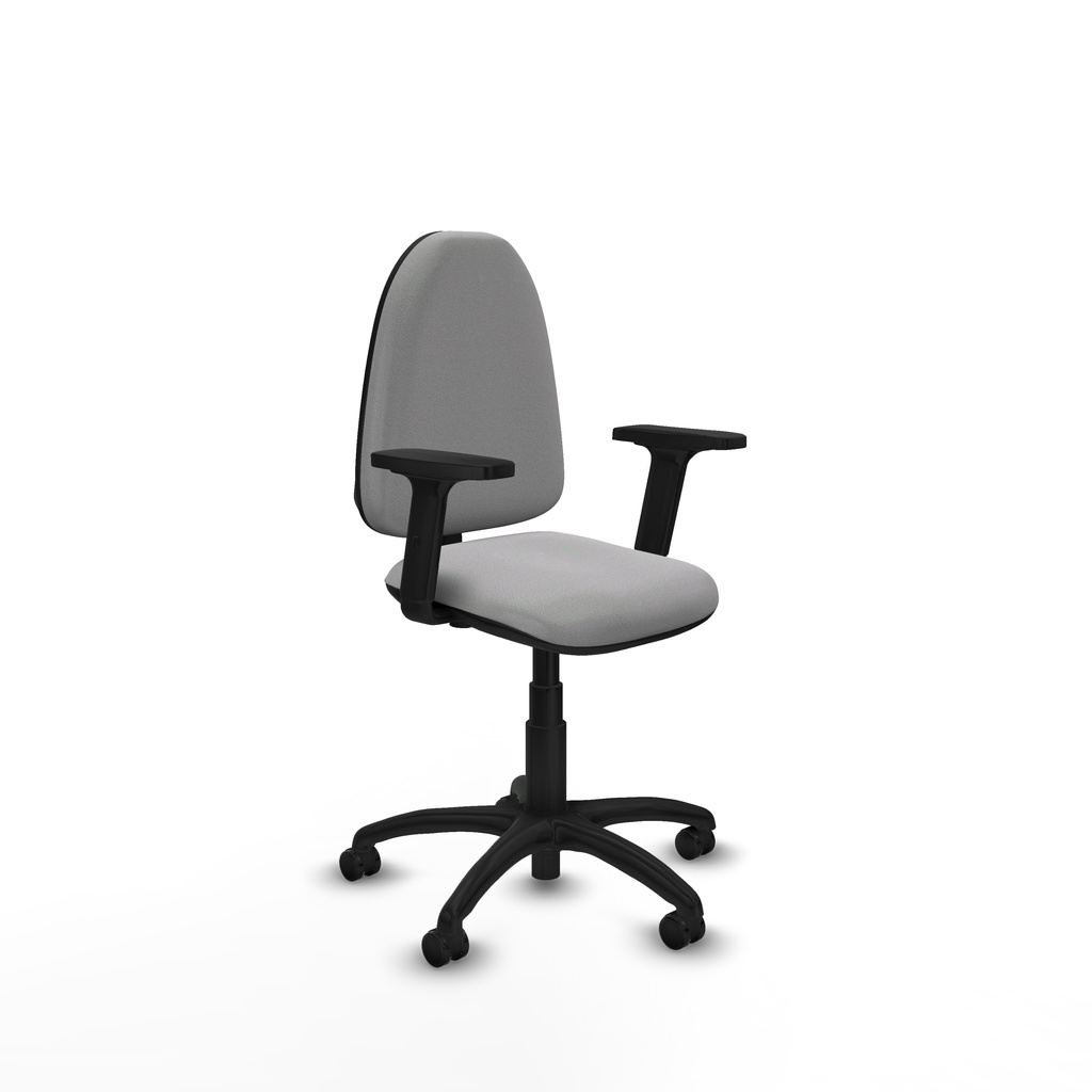 Aýna CP bali gris claro brazos 2D base poliamida ruedas engomadas 50mm