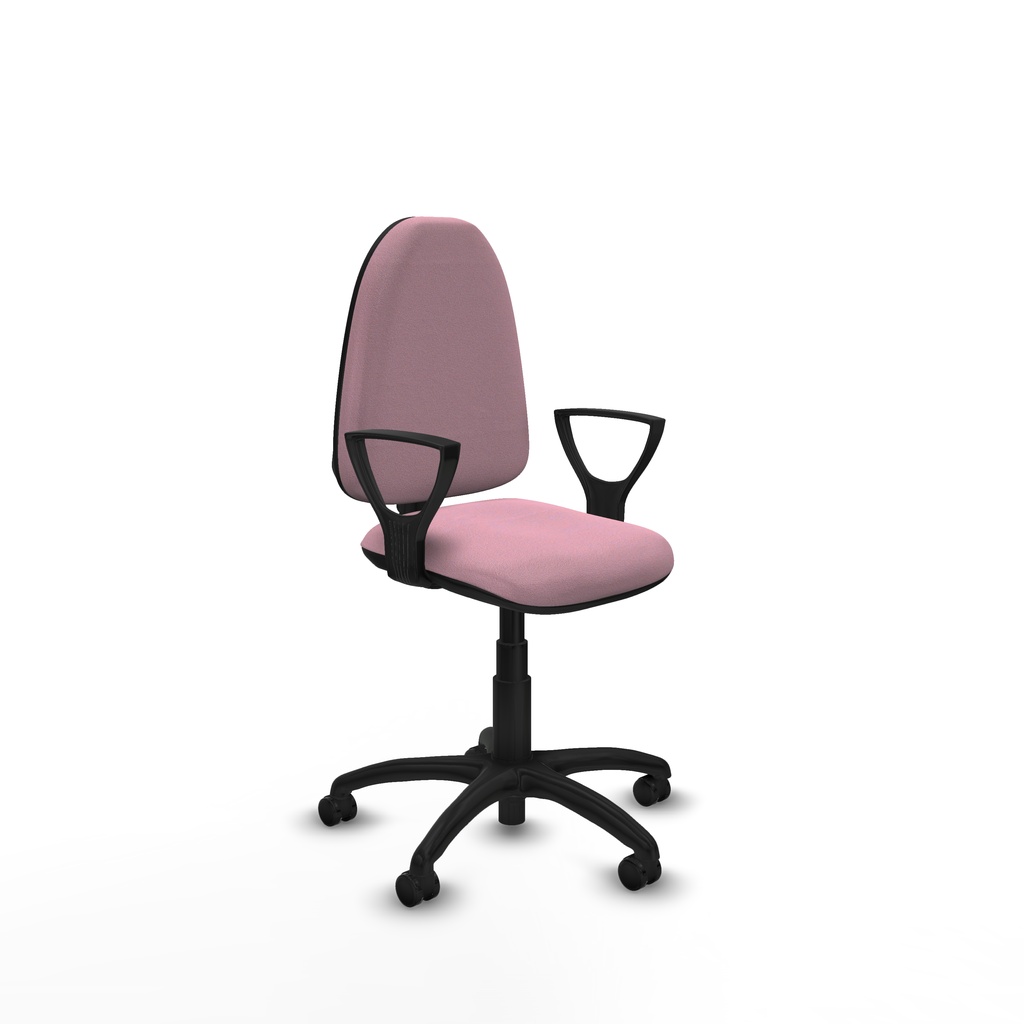 Aýna CP bali rosa brazos fijos base poliamida ruedas engomadas 50mm