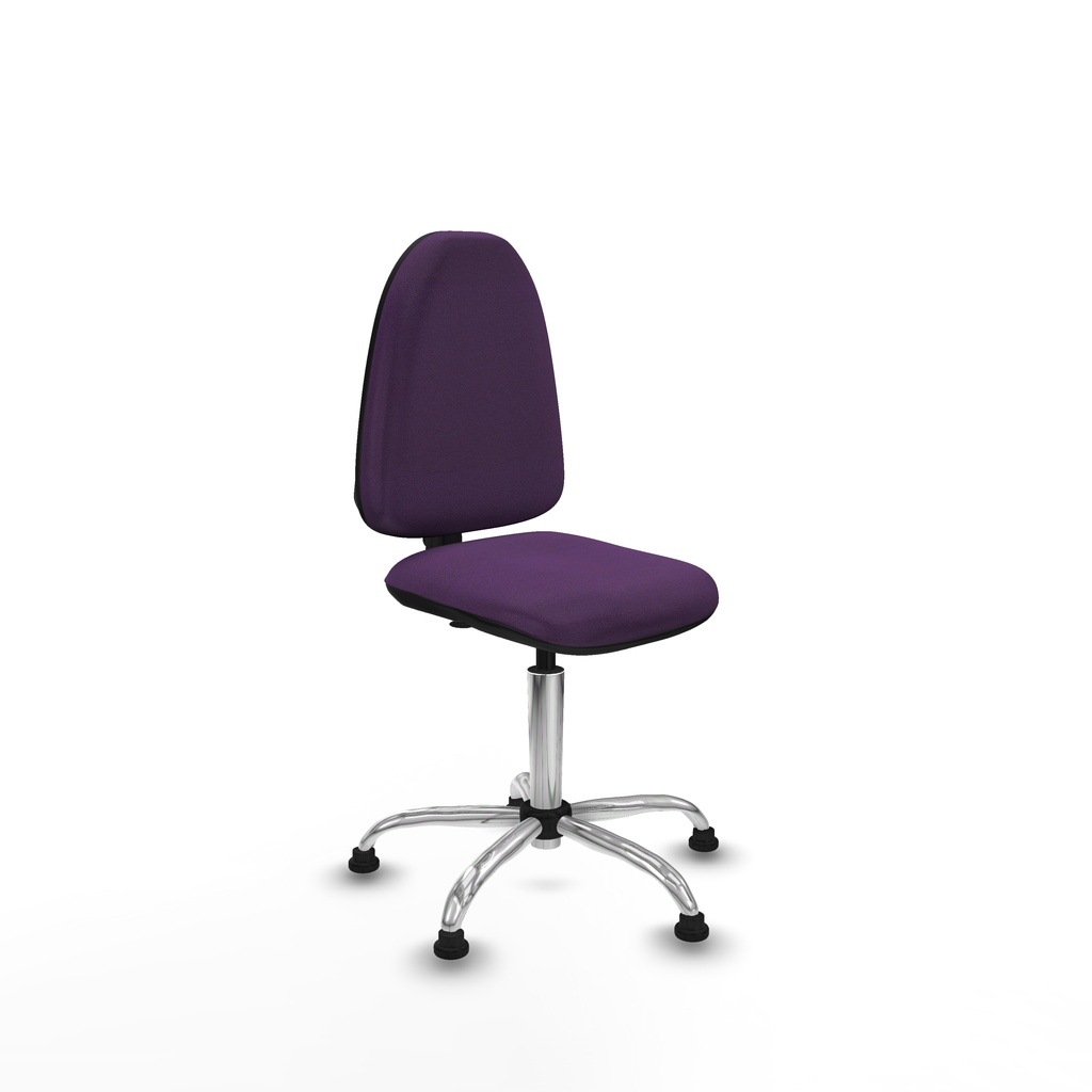 Aýna CP bali morado sin brazos base cromada topes