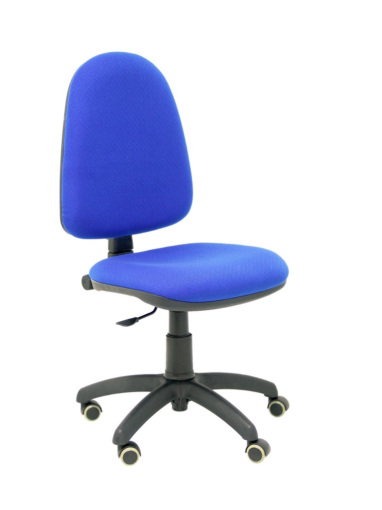 Silla Aýna bali azul ruedas de parqué