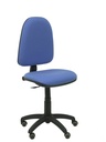 Silla Aýna bali azul claro ruedas de parqué