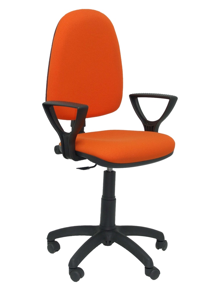Silla Aýna bali naranja oscuro con brazos