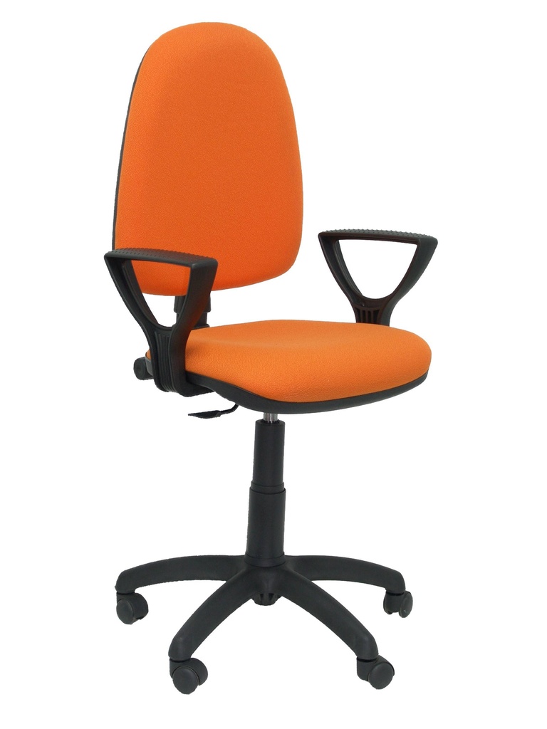 Silla Aýna bali naranja claro con brazos