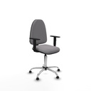 Aýna CP similpiel gris brazos 1D base cromada topes