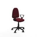Aýna CP similpiel granate brazos fijos base poliamida ruedas nailon 50mm