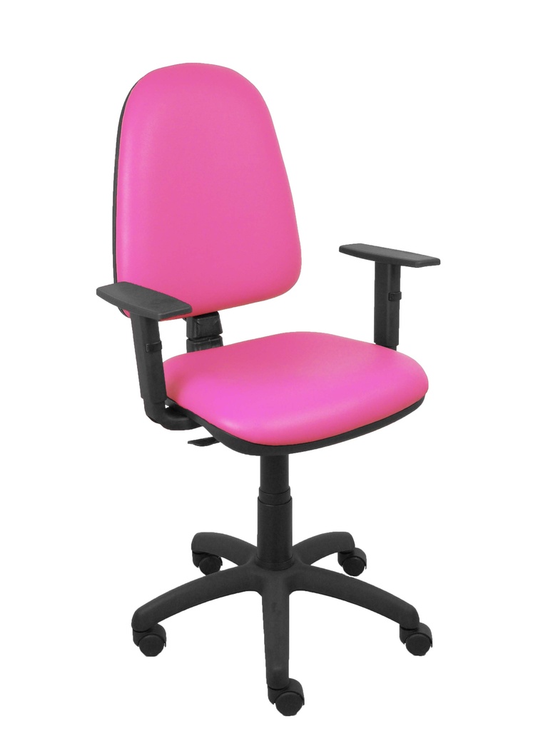 Silla Aýna similpiel rosa brazos regulables