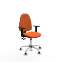 Algarra AS bali naranja brazos 1D base cromada topes