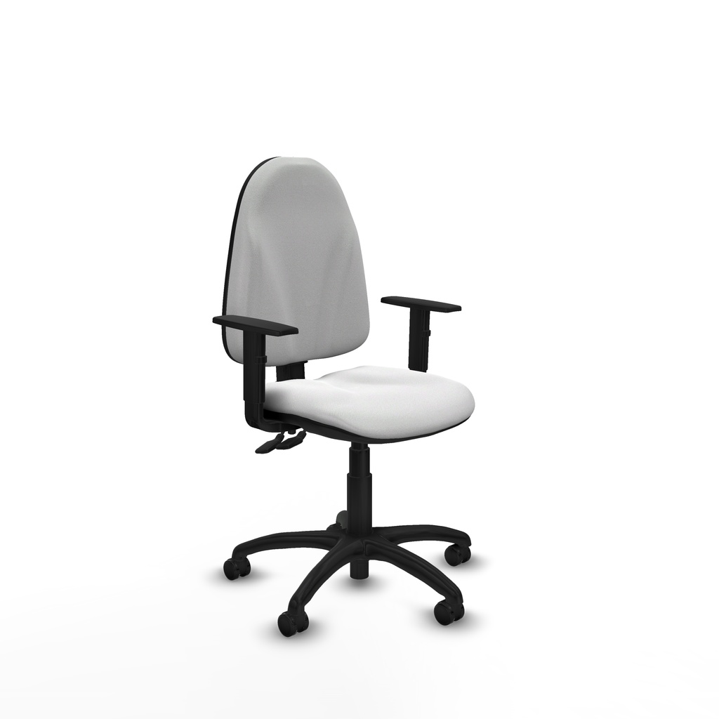 Algarra CPDM bali blanco brazos 1D base poliamida ruedas autofrenantes 50mm