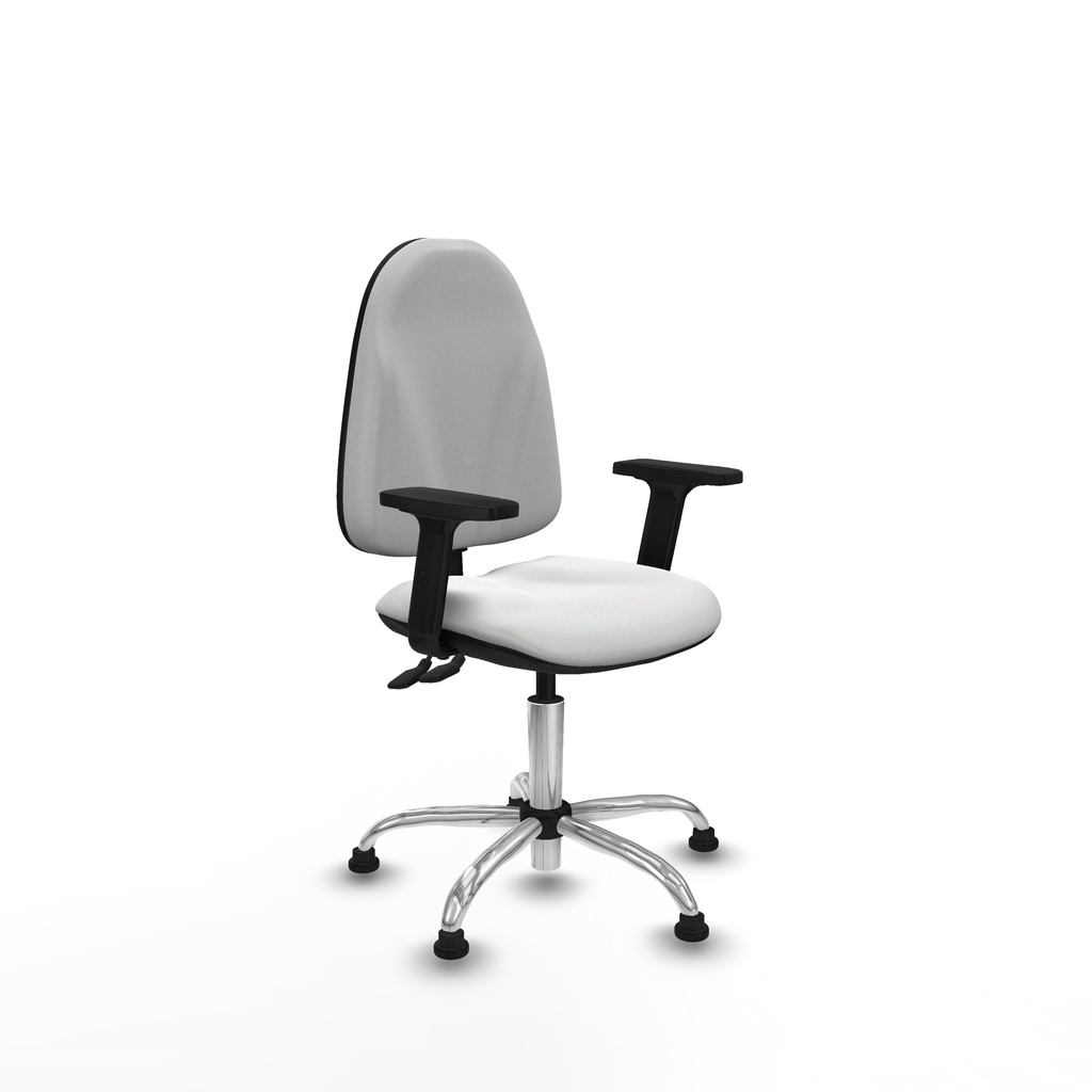 Algarra CPDM bali blanco brazos 2D base cromada topes
