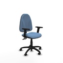 Algarra CPDM bali azul cielo brazos 2D base poliamida ruedas engomadas 50mm