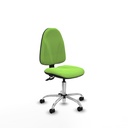 Algarra CPDM bali pistacho  base cromada ruedas nailon 50mm