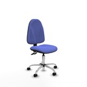 Algarra CPDM bali azul claro  base cromada ruedas nailon 50mm