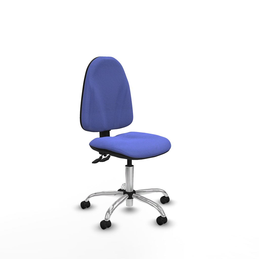 Algarra CPDM bali azul claro  base cromada ruedas engomadas 50mm