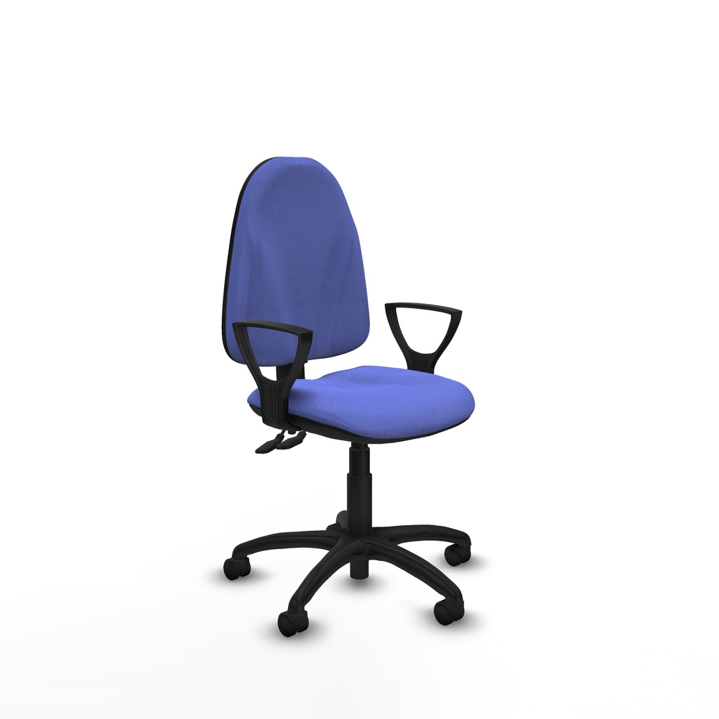 Algarra CPDM bali azul claro brazos fijos base poliamida ruedas nailon 50mm