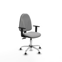 Algarra CPDM bali gris claro brazos 1D base cromada topes
