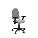 Algarra CPDM bali gris claro brazos 2D base poliamida ruedas engomadas 50mm