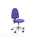 Algarra CPDM bali lila  base cromada ruedas autofrenantes 50mm