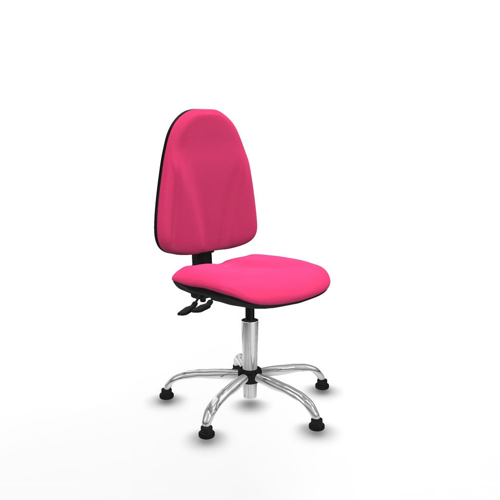 Algarra CPDM similpiel rosa  base cromada topes